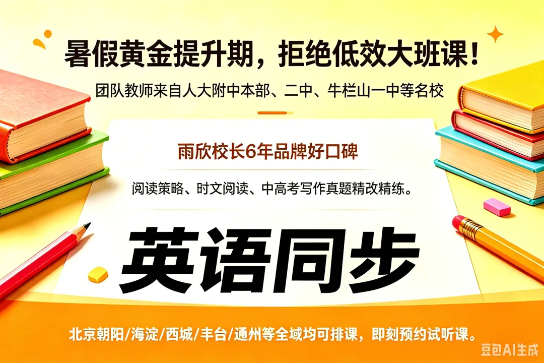 二模 = 中考彩排!2026 北京各区英语作文命题暗藏 3 大必考方向-第4张图片-四季读书网