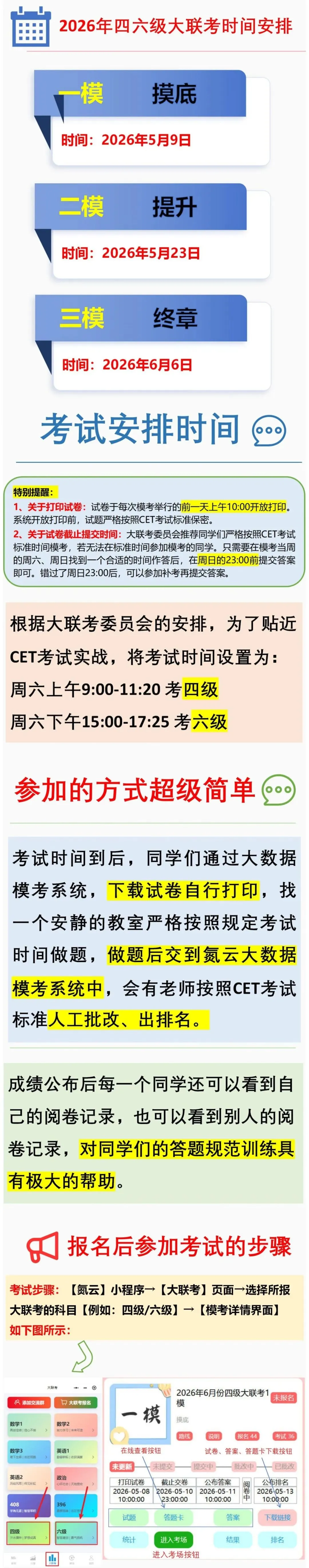 四六级模考3模今明两天考试-第2张图片-四季读书网