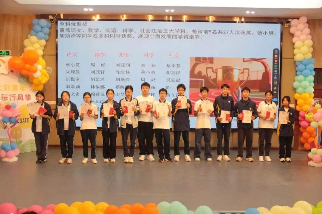 凝心聚力迎中考  表彰奋进启鹏程——灵溪镇渡龙学校九年级模考表彰大会-第19张图片-四季读书网