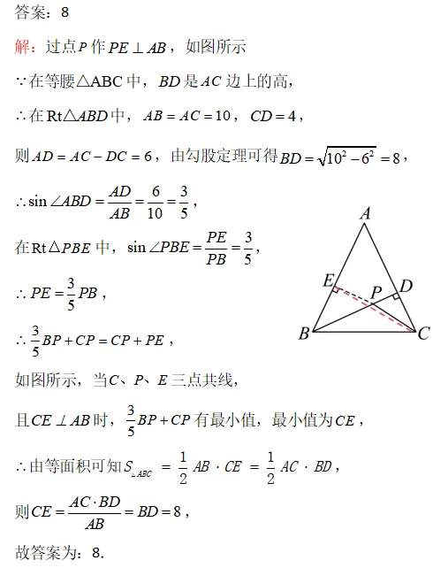 中考数学每日1题(6)---胡不归-第2张图片-四季读书网