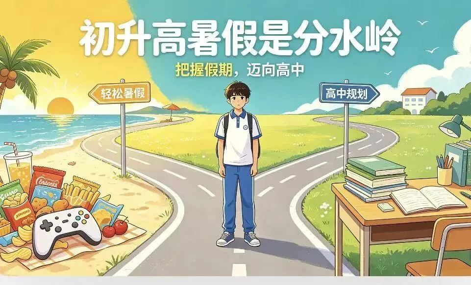 中考结束不等于万事大吉!初升高暑假是分水岭,63.6%优等生高一滑坡,根源全在假期规划-第1张图片-四季读书网