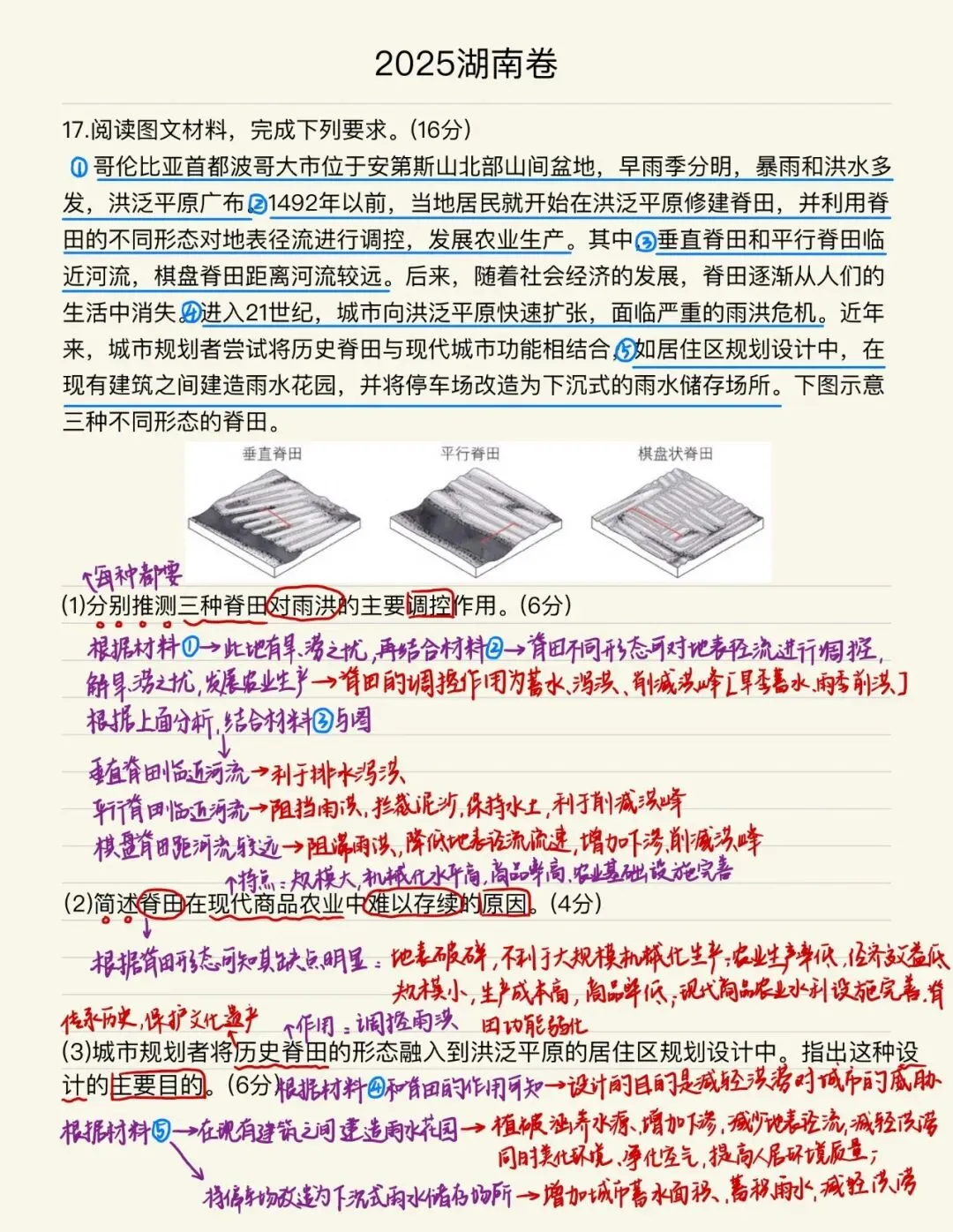 经典真题(综合题)|脊田与雨洪-第1张图片-四季读书网