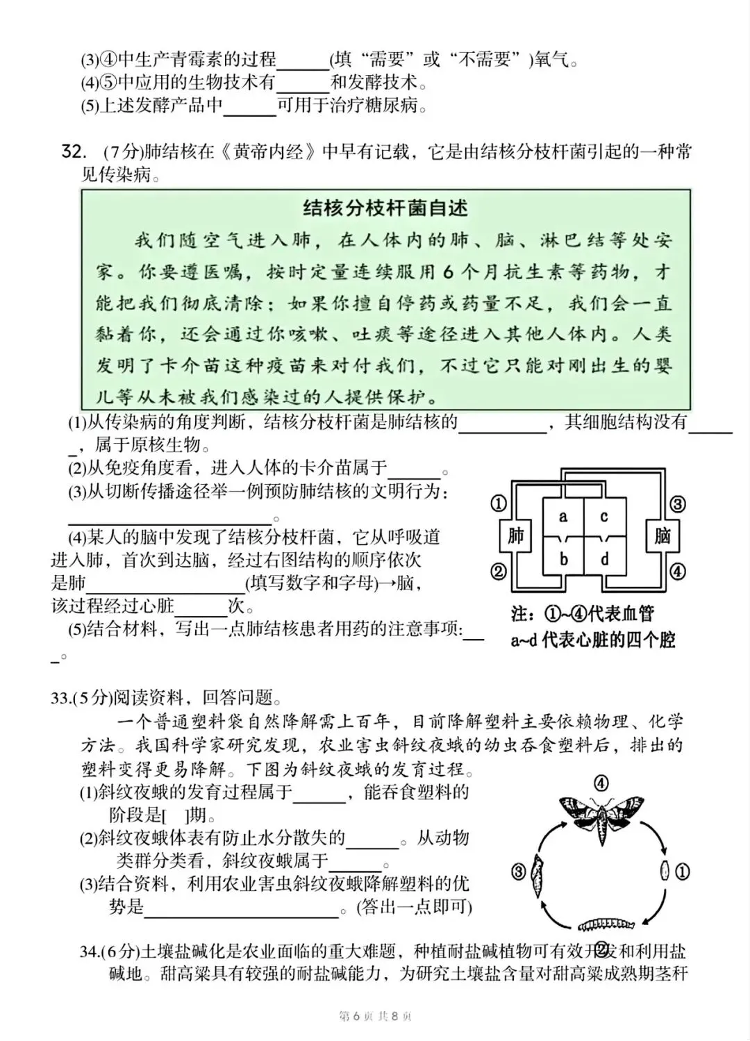 【2013-2025年】福建省历年中考真题初中学业水平考试试题卷及答案汇总(免费下载打印)-第5张图片-四季读书网