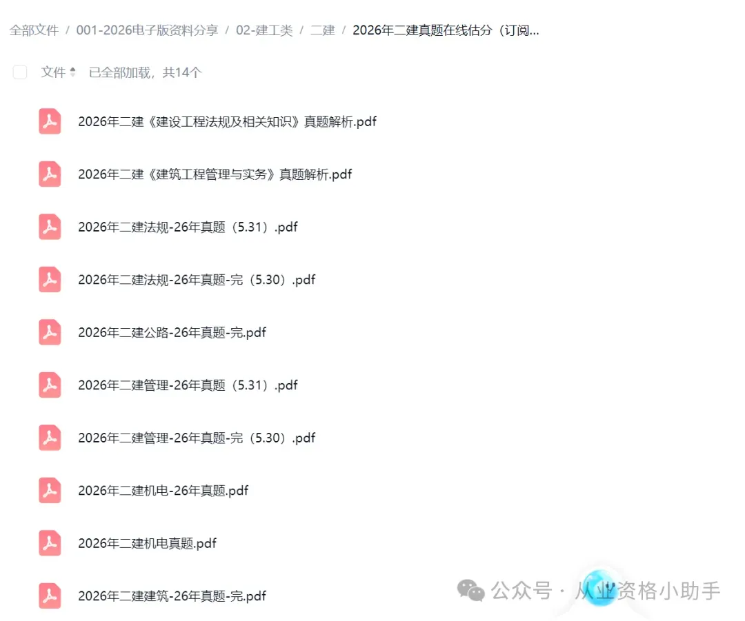 2026年二建真题答案完整版-第1张图片-四季读书网