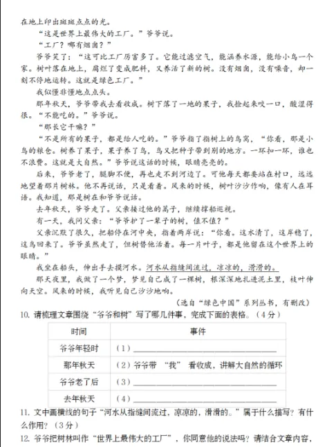 26学年小升初语文最新押题模拟卷(十套),考前练习吃透,考试更轻松,高清电子档可打印!-第3张图片-四季读书网