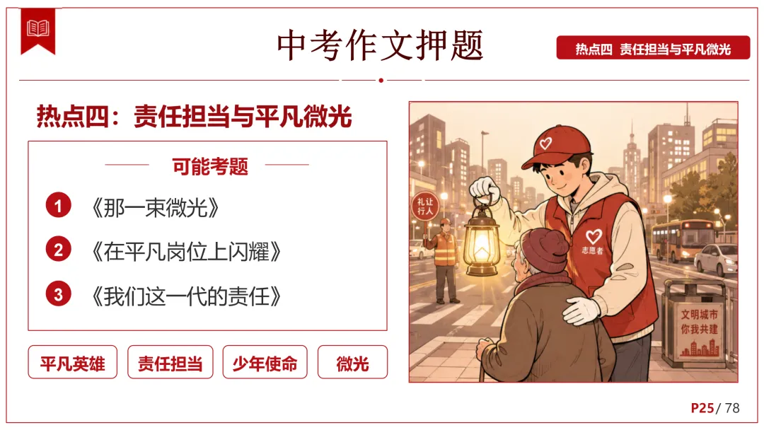 26中考语文作文冲刺终极押题,十大热点预测!-第24张图片-四季读书网