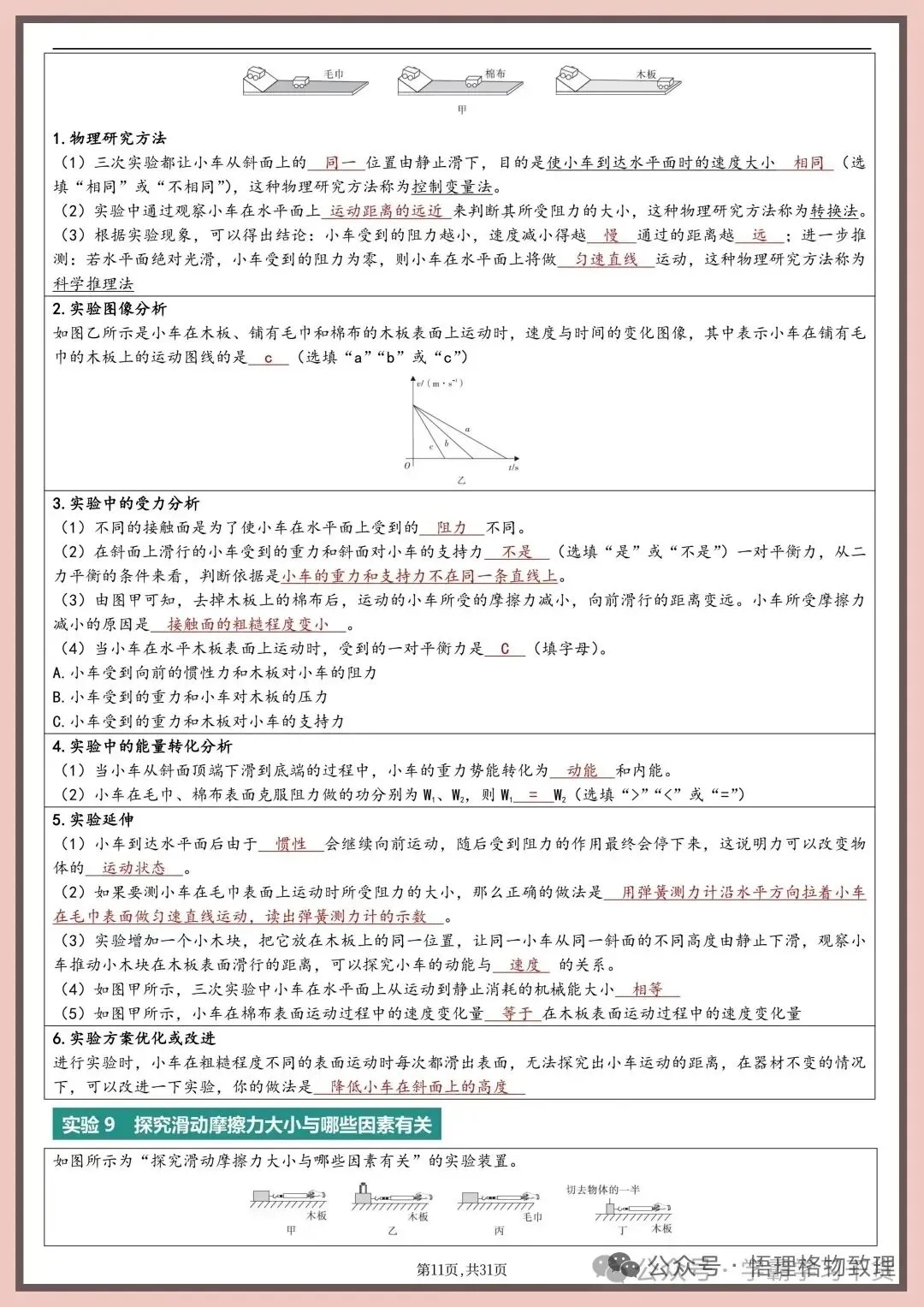中考物理实验题的填空总结-第10张图片-四季读书网