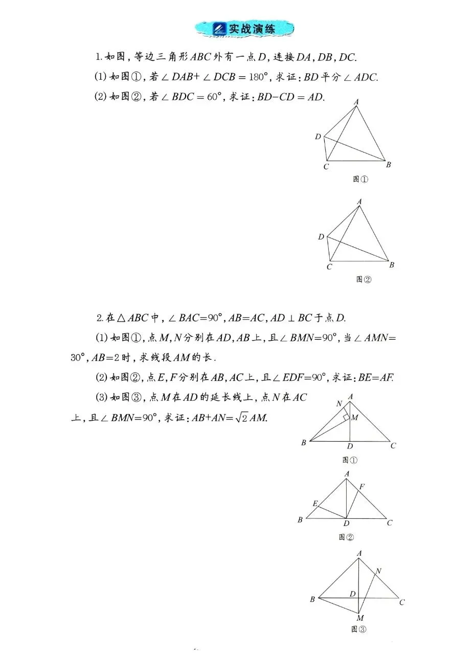 【中考数学】平行(特殊)四边形几何模型精讲精练-第12张图片-四季读书网