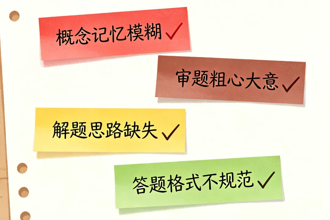 中考倒计时|用好错题本,把失分点变成提分增长点-第19张图片-四季读书网