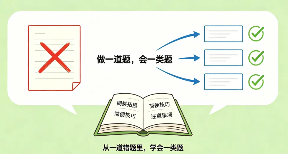 中考倒计时|用好错题本,把失分点变成提分增长点-第21张图片-四季读书网