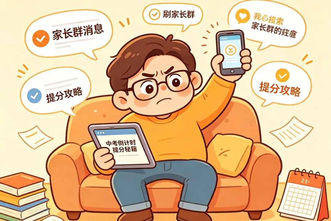 中考考场外的“第二战场”——给初三家长的情绪急救指南-第7张图片-四季读书网
