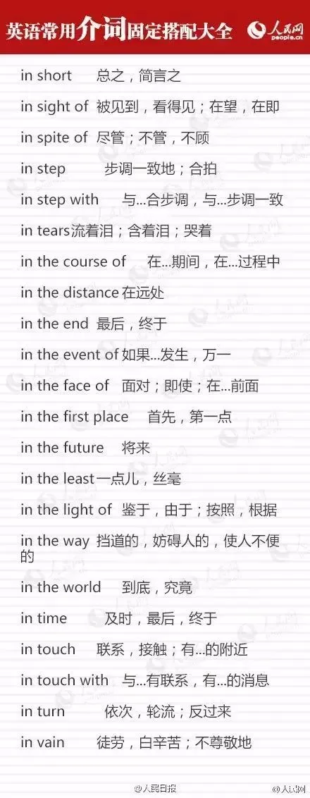 这九类介词用法辨析,中考英语必考(附固定搭配)江苏初中英语-第9张图片-四季读书网