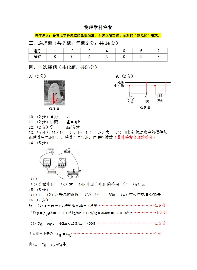 深圳中考最新三模真题及答案分享!34校联考、南二外集团校、福外更新-第11张图片-四季读书网 深圳中考最新三模真题及答案分享!34校联考、南二外集团校、福外更新-第11张图片-四季读书网