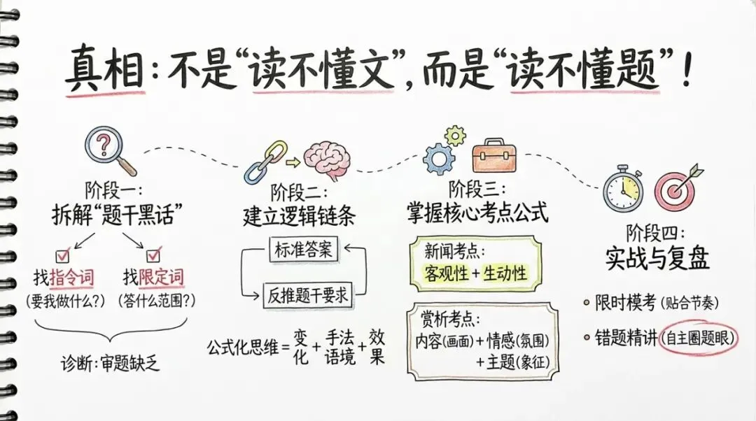 【中考加油】孩子,你不是不会做题,是读不懂题!-第1张图片-四季读书网