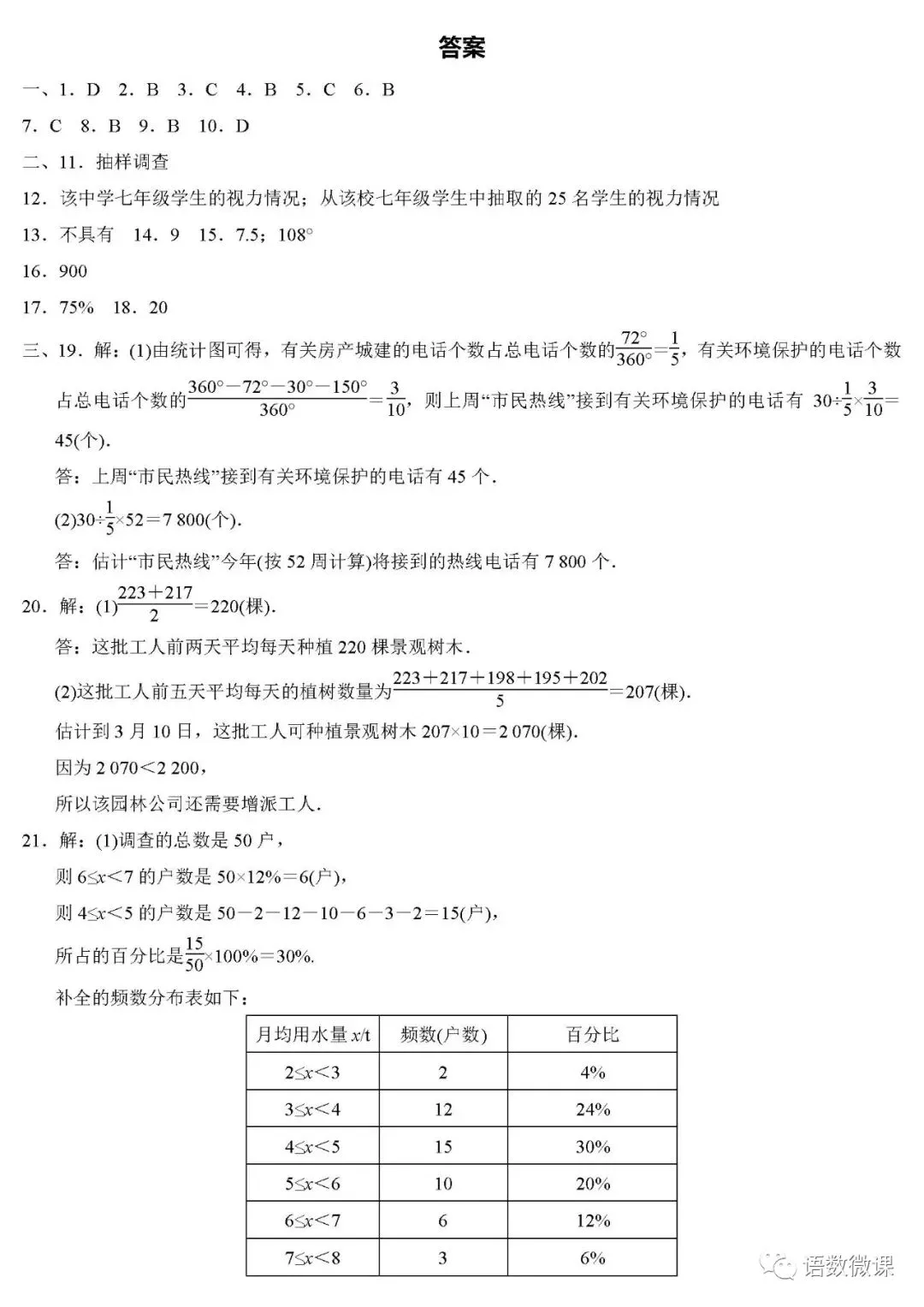 人教版数学七年级下册第六单元试卷多套(含答案)+知识点,可下载-第8张图片-四季读书网 人教版数学七年级下册第六单元试卷多套(含答案)+知识点,可下载-第8张图片-四季读书网