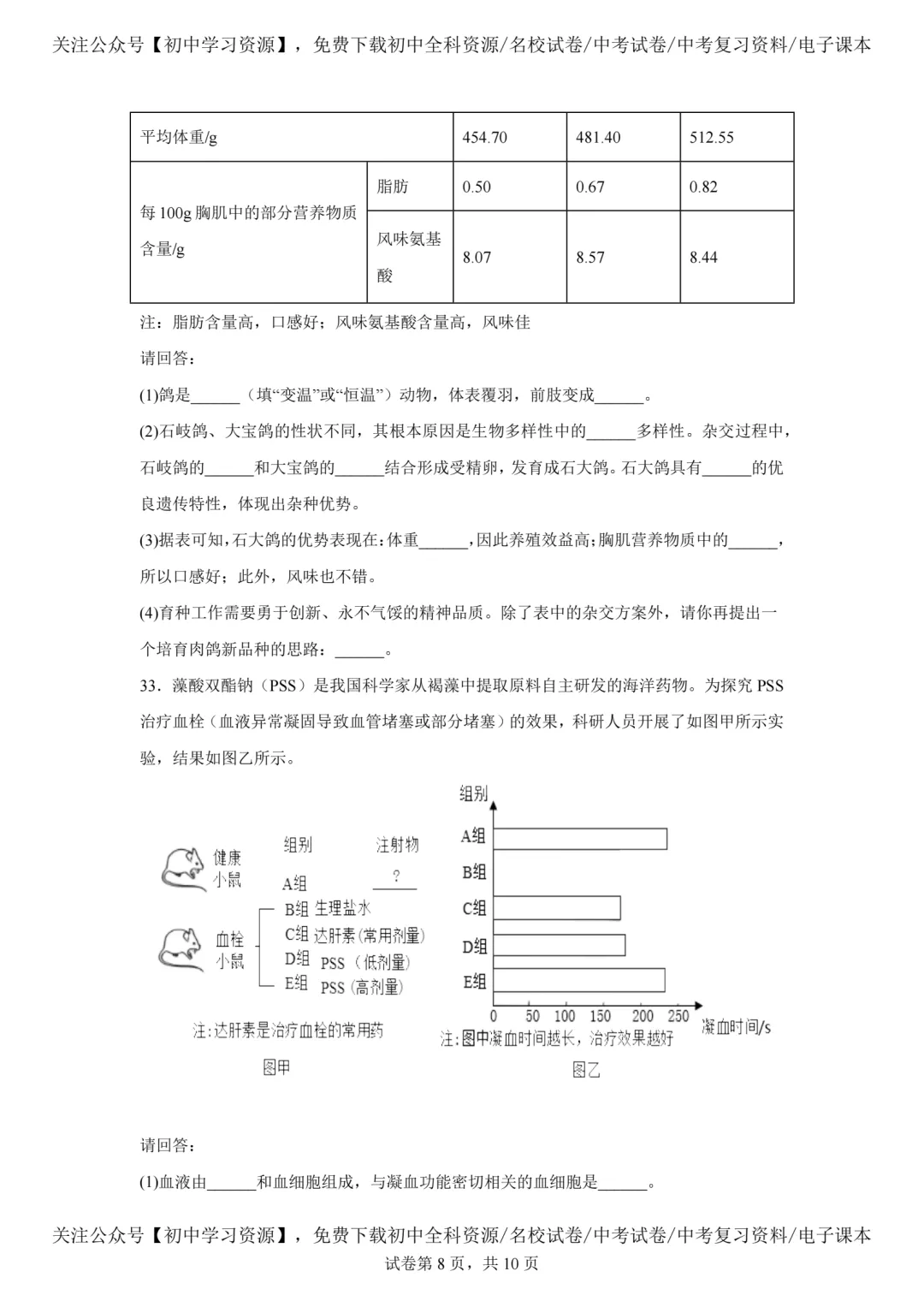 2025年广东省中考生物、地理真题试卷(含答案)-第10张图片-四季读书网