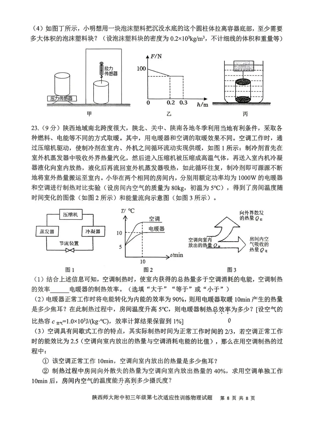 2026陕西省陕师大附中中考物理7模试卷-第6张图片-四季读书网 2026陕西省陕师大附中中考物理7模试卷-第6张图片-四季读书网