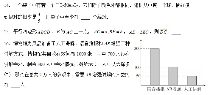 近5年上海中考填选-第6张图片-四季读书网