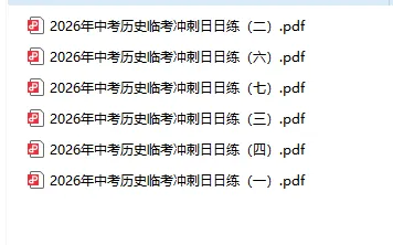 2026中考历史临考冲刺日日练-第4张图片-四季读书网 2026中考历史临考冲刺日日练-第4张图片-四季读书网