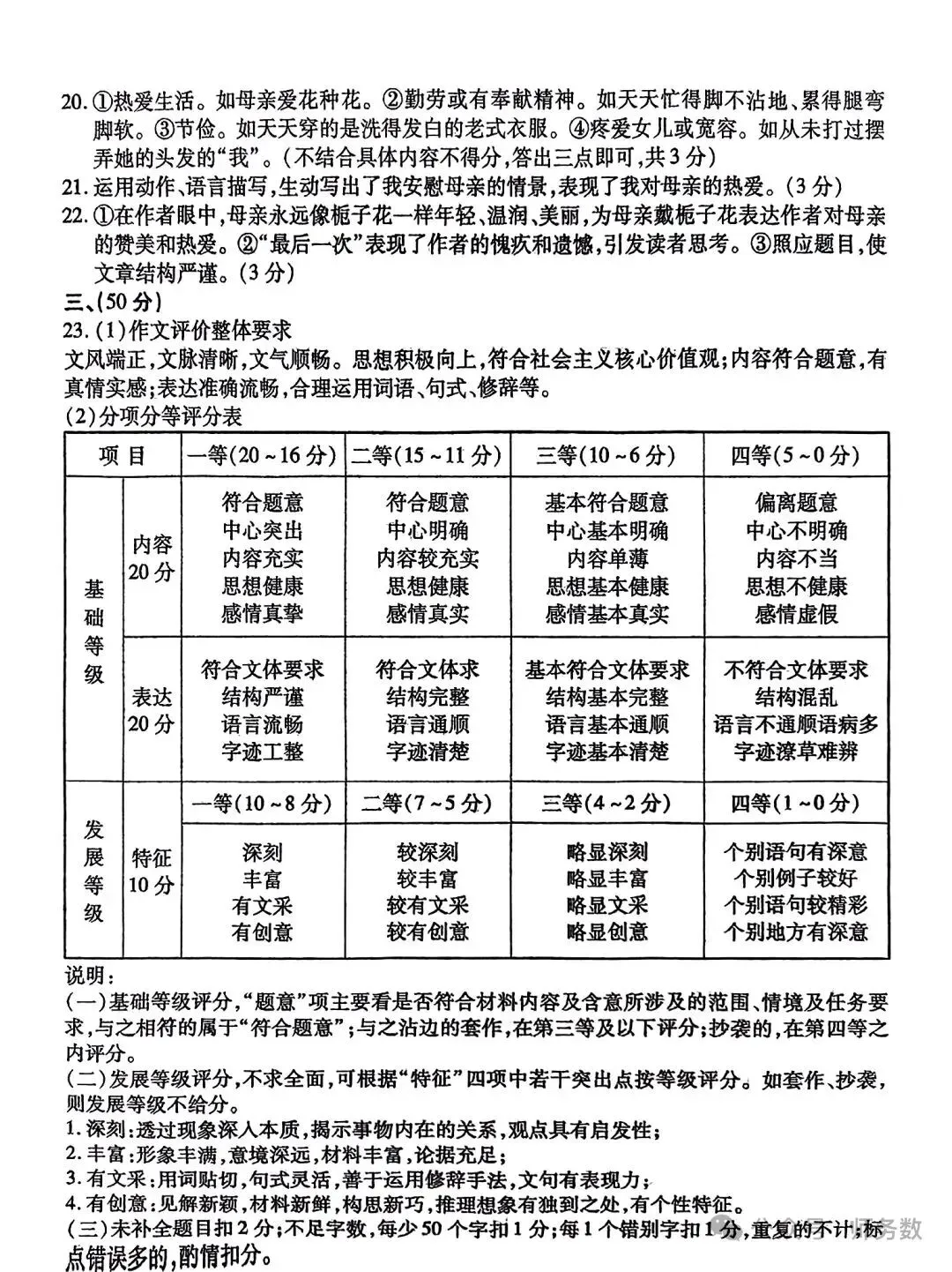 2024至2025七年级下学期兰山语文试卷(带答案)-第2张图片-四季读书网
