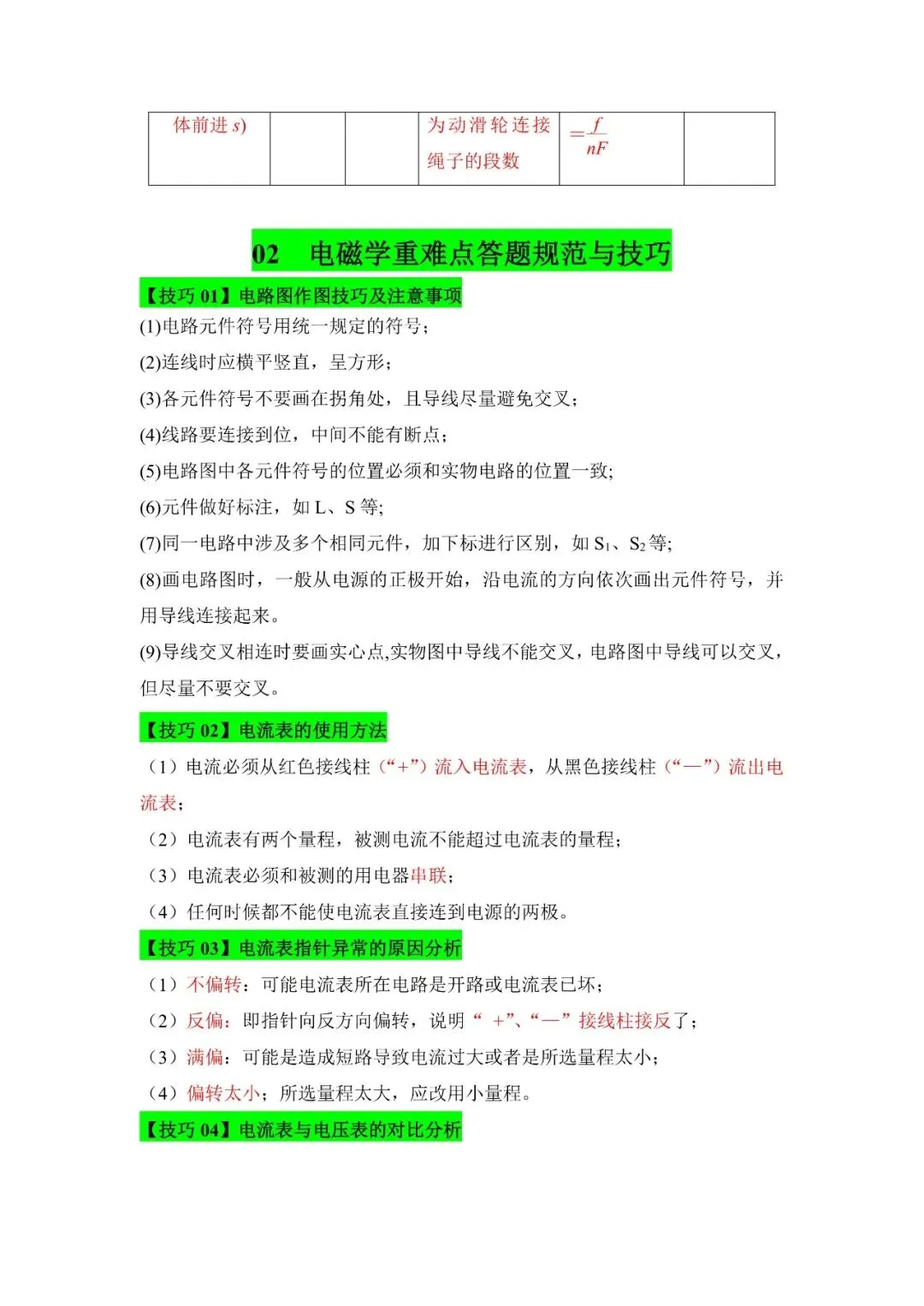 2026中考物理重难题型解题妙招(word含答案)-第6张图片-四季读书网