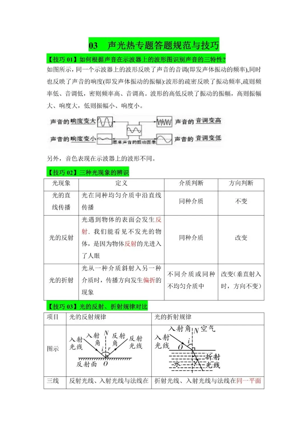 2026中考物理重难题型解题妙招(word含答案)-第11张图片-四季读书网