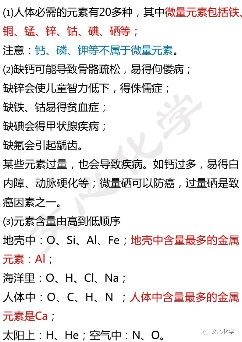 中考之“化学与人类健康、社会发展”相关考点完整综合,有用!-第1张图片-四季读书网