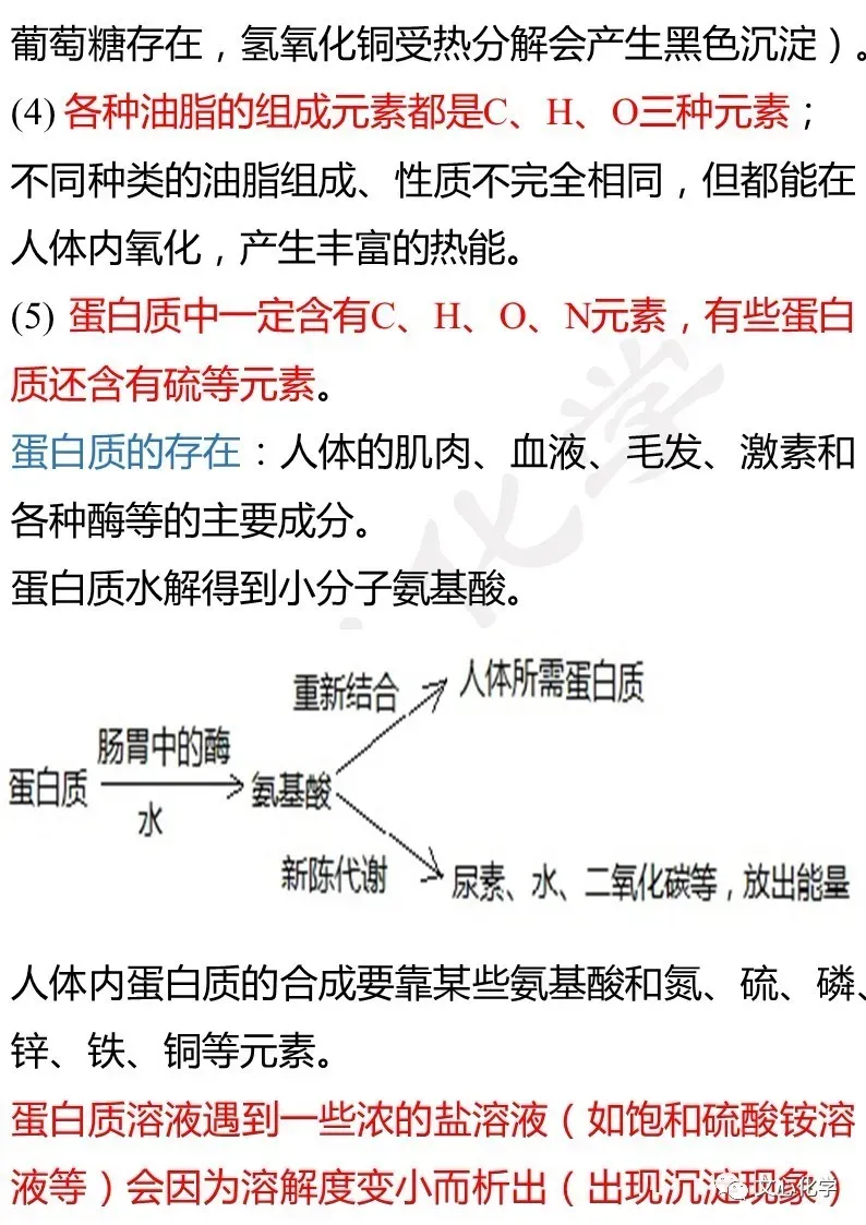 中考之“化学与人类健康、社会发展”相关考点完整综合,有用!-第4张图片-四季读书网