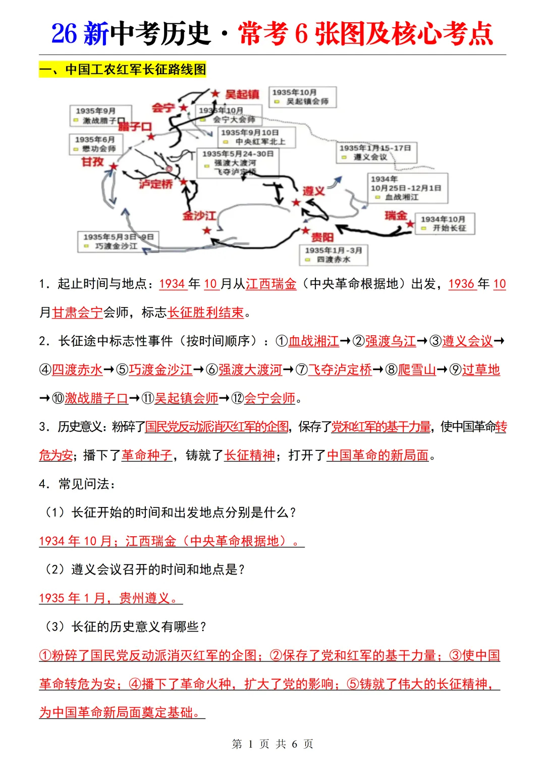 备战中考 | 26年中考历史必考6张图片及核心知识点汇总!赶紧背-第3张图片-四季读书网 备战中考 | 26年中考历史必考6张图片及核心知识点汇总!赶紧背-第3张图片-四季读书网