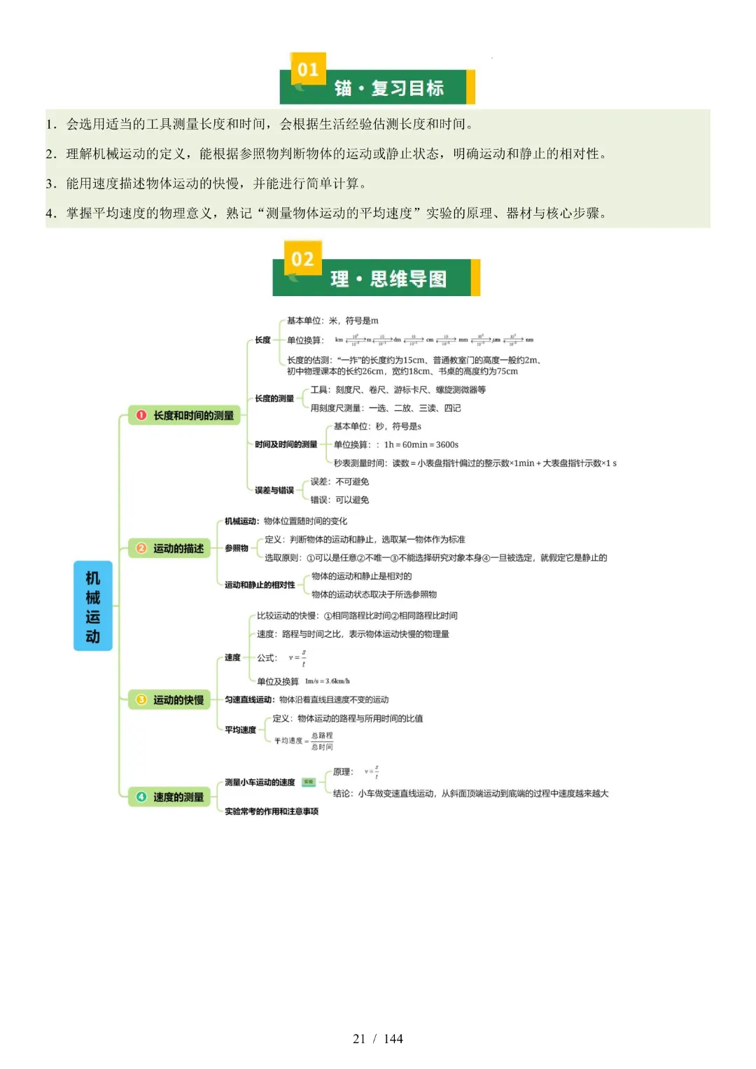 2026中考物理【知识清单·练习版】-第18张图片-四季读书网