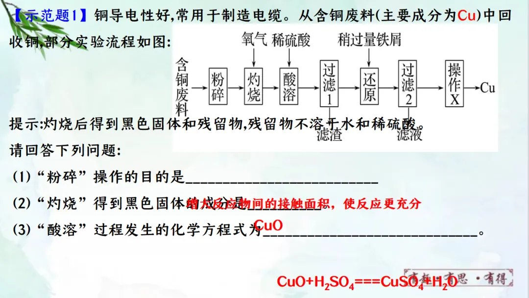 E68 二轮专题复习 决胜中考2026 优质课资源包 初中化学《专题复习---工艺流程题》课件PPT+教学设计Word-第8张图片-四季读书网