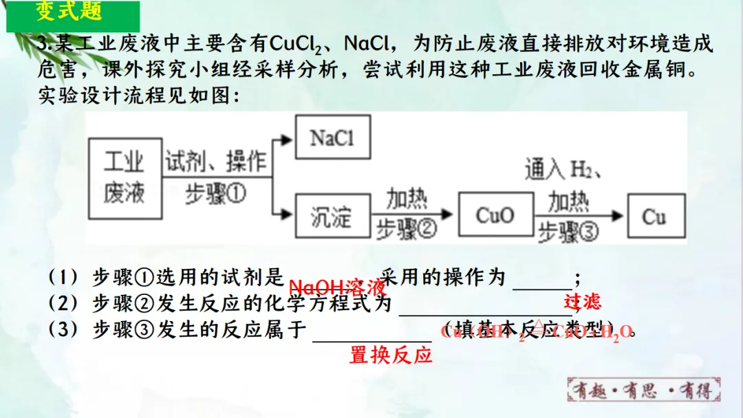 E68 二轮专题复习 决胜中考2026 优质课资源包 初中化学《专题复习---工艺流程题》课件PPT+教学设计Word-第24张图片-四季读书网