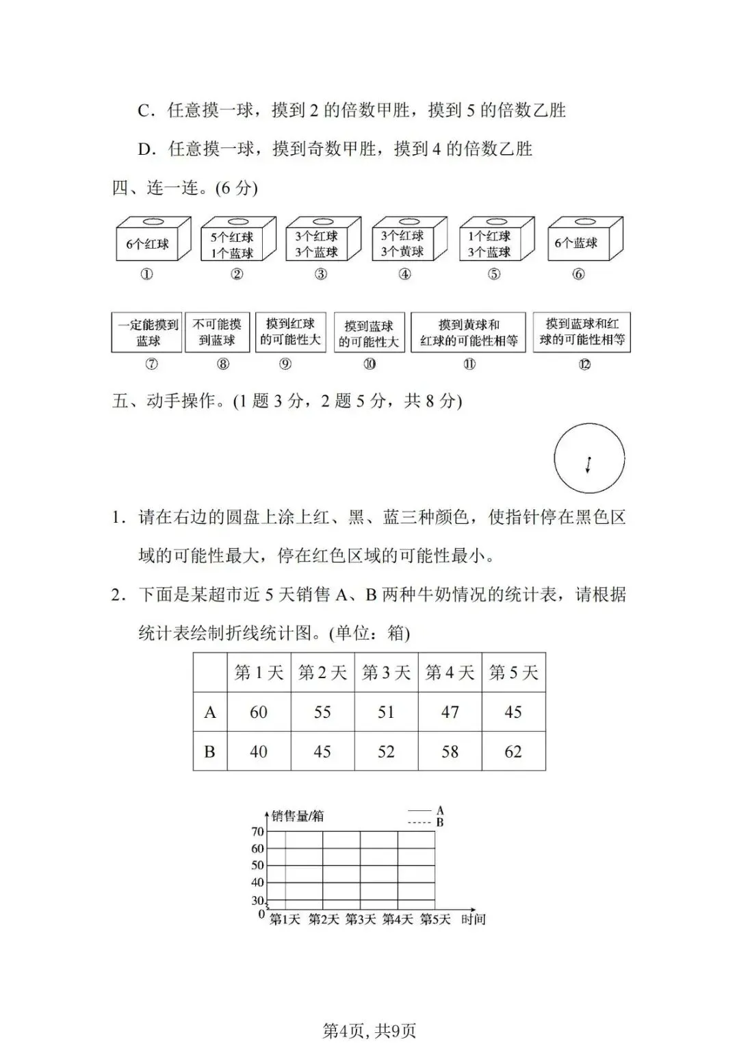 【小升初测试卷】六年级下册数学期末名校真题卷《人教版》-第9张图片-四季读书网 【小升初测试卷】六年级下册数学期末名校真题卷《人教版》-第9张图片-四季读书网