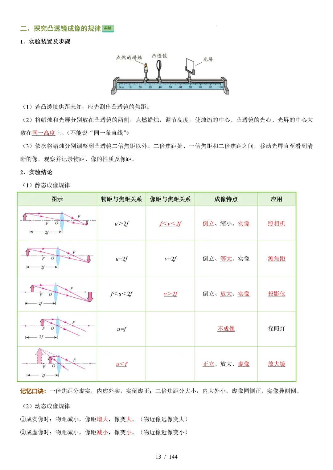 2026中考物理【知识清单·解析版】-第14张图片-四季读书网 2026中考物理【知识清单·解析版】-第14张图片-四季读书网