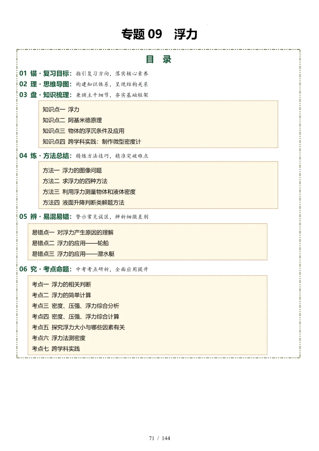 2026中考物理【知识清单·解析版】-第42张图片-四季读书网 2026中考物理【知识清单·解析版】-第42张图片-四季读书网