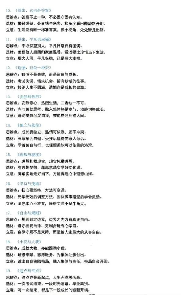 2026年中考思辨类作文解析-第6张图片-四季读书网