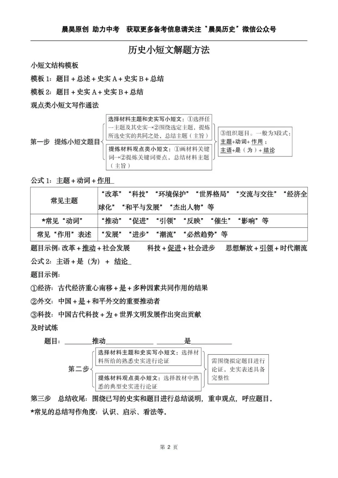 【重磅上线】2026中考历史小短文终极预测-第2张图片-四季读书网