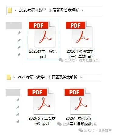 考研(2026年)真题+答案解析PDF!完整版-第4张图片-四季读书网