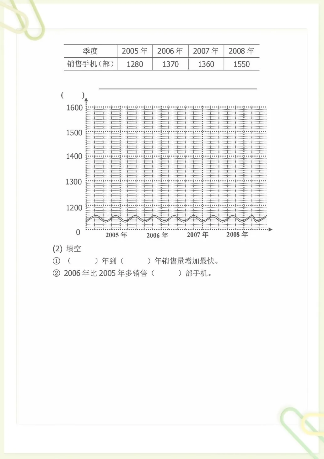 四年级(下)数学期末考试试卷《沪教版》,电子版可打印-第4张图片-四季读书网 四年级(下)数学期末考试试卷《沪教版》,电子版可打印-第4张图片-四季读书网