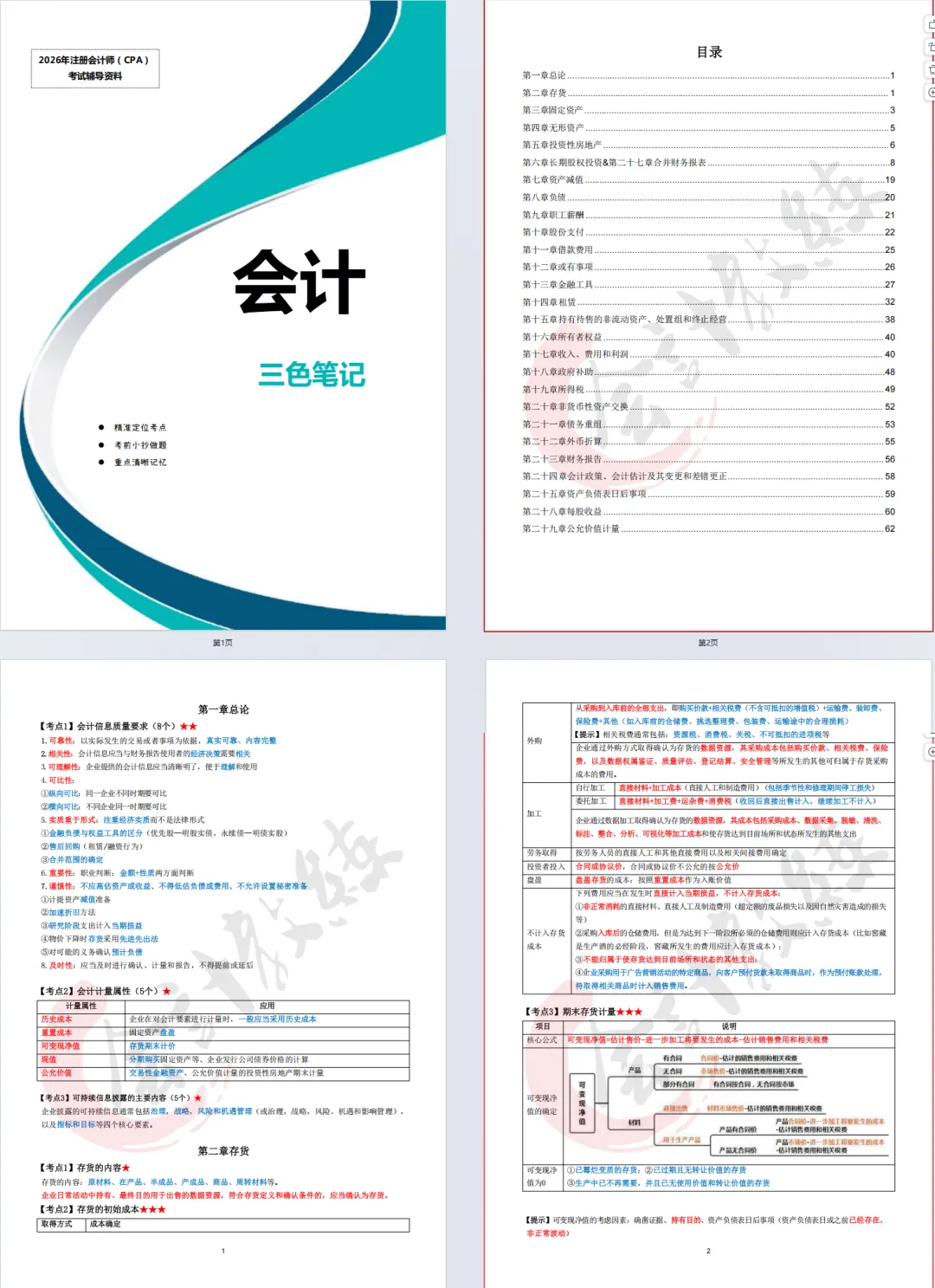 注册会计师cpa《会计》真题卷及参考答案(2022-2025年)-第12张图片-四季读书网 注册会计师cpa《会计》真题卷及参考答案(2022-2025年)-第12张图片-四季读书网