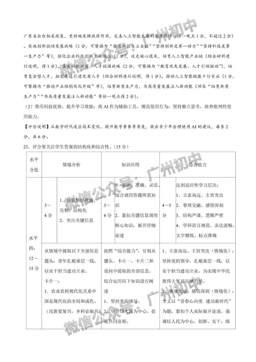 2026年番禺区中考二模试题及答案大汇总!(全科)-第109张图片-四季读书网 2026年番禺区中考二模试题及答案大汇总!(全科)-第109张图片-四季读书网