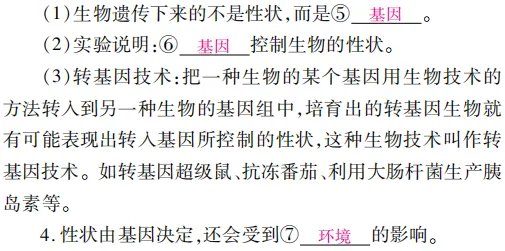 中考魔方丨生物·生物的遗传和变异-第5张图片-四季读书网 中考魔方丨生物·生物的遗传和变异-第5张图片-四季读书网