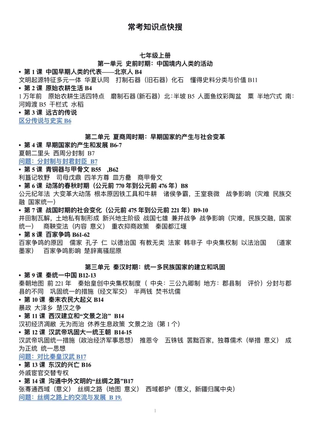 中考快搜目录(配合白书讲义)-第2张图片-四季读书网
