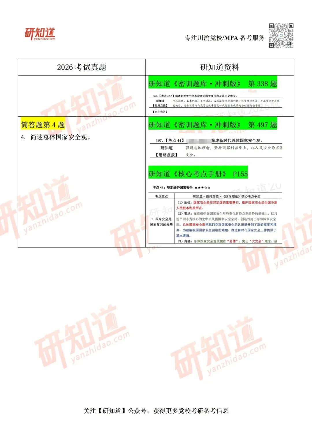 四川党校 | 2026真题及研知道资料比对!!-第14张图片-四季读书网 四川党校 | 2026真题及研知道资料比对!!-第14张图片-四季读书网