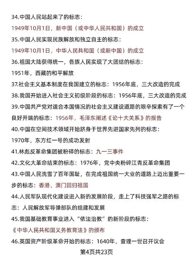2026中考历史开端标志转折类事件锦集-第6张图片-四季读书网 2026中考历史开端标志转折类事件锦集-第6张图片-四季读书网