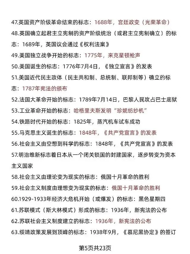 2026中考历史开端标志转折类事件锦集-第7张图片-四季读书网 2026中考历史开端标志转折类事件锦集-第7张图片-四季读书网