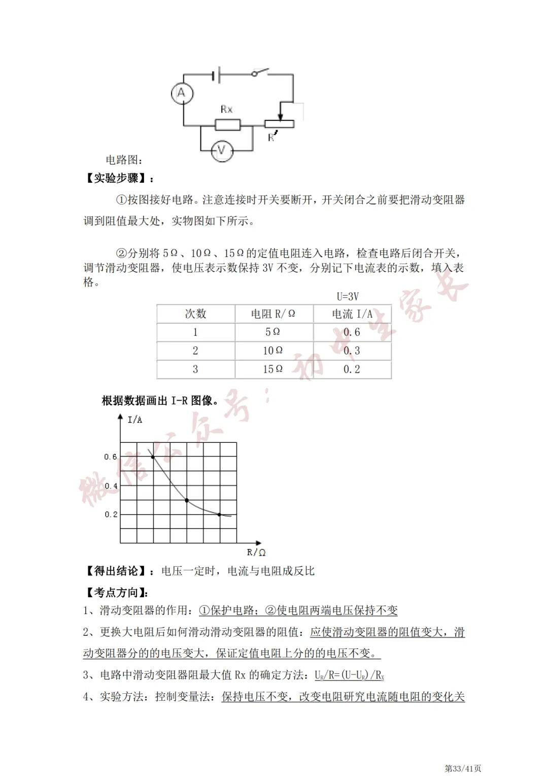 中考物理常考的21个实验,冲刺提分必看!-第34张图片-四季读书网