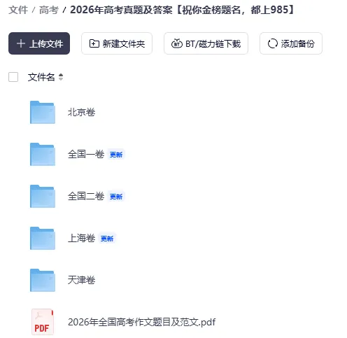 高考真题,2026年语文、数学试题+答案+解析(高清可对答案版)-第1张图片-四季读书网