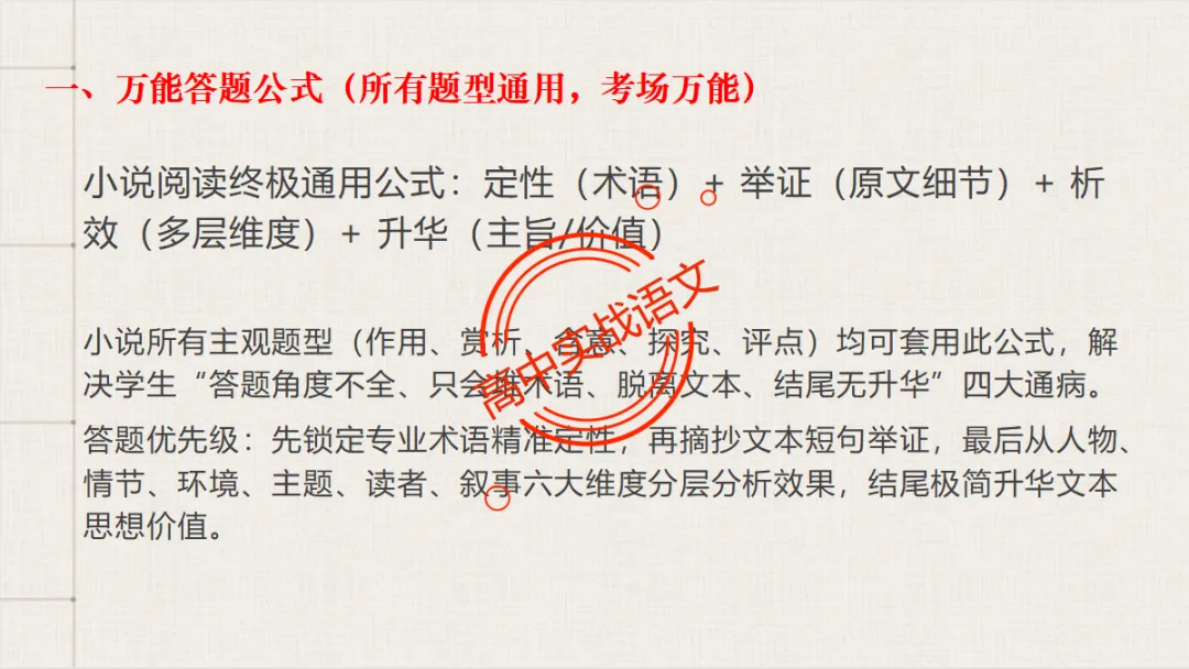 【临考嘱咐】高考语文试卷【出题规律+阅卷特点+答题规范】,高效提分!-第77张图片-四季读书网