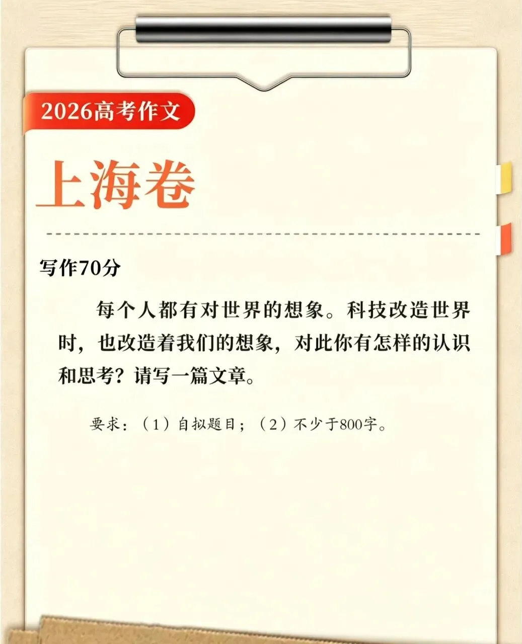 26年高考语文(作文)、数学试题真题分享-第22张图片-四季读书网